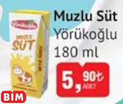 YÖRÜKOĞLU MUZLU SÜT